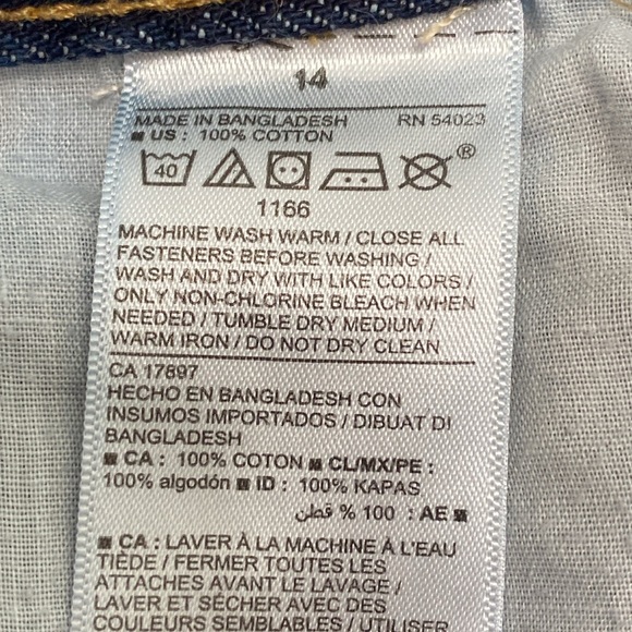 Old Navy Girls denim shorts size 14 - Picture 8 of 8